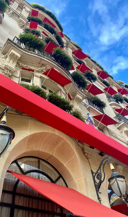 Paris hotels with spas Dior Spa Plaza Athenee