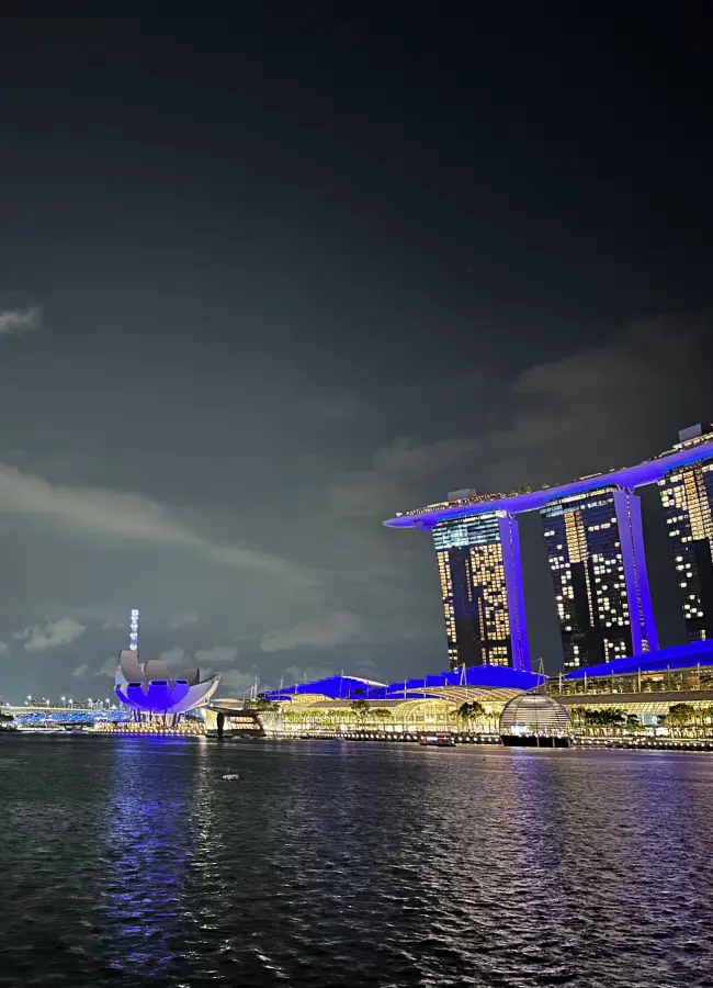 Singapore 2 day itinerary. Spectra light and water show