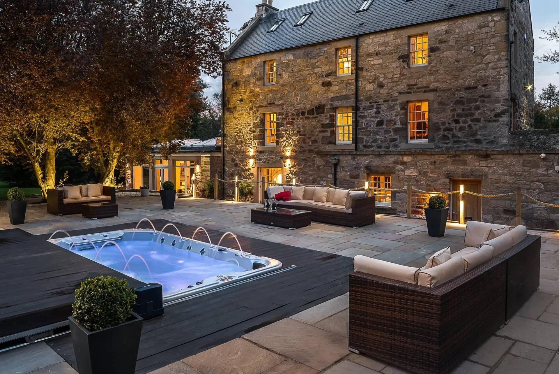 5 UK group houses with Christmas 2026 availability, from a castle to a Cornish manor